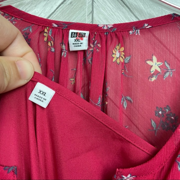 Uniqlo Joy of Prints Chiffon 3/4 dress - Picture 7 of 12